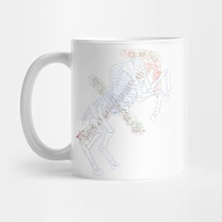 Sagittarius Skeleton - Colour outline Mug